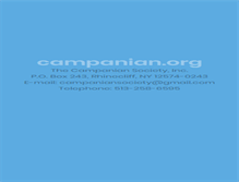Tablet Screenshot of campanian.org